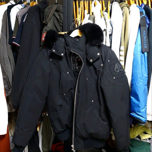 무스너클 블랙 발리스틱 봄버 패딩 신형 L