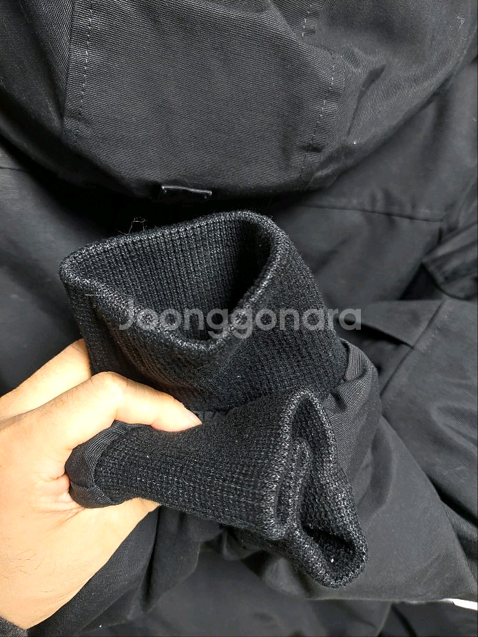 무스너클 블랙 발리스틱 봄버 패딩 신형 L--7