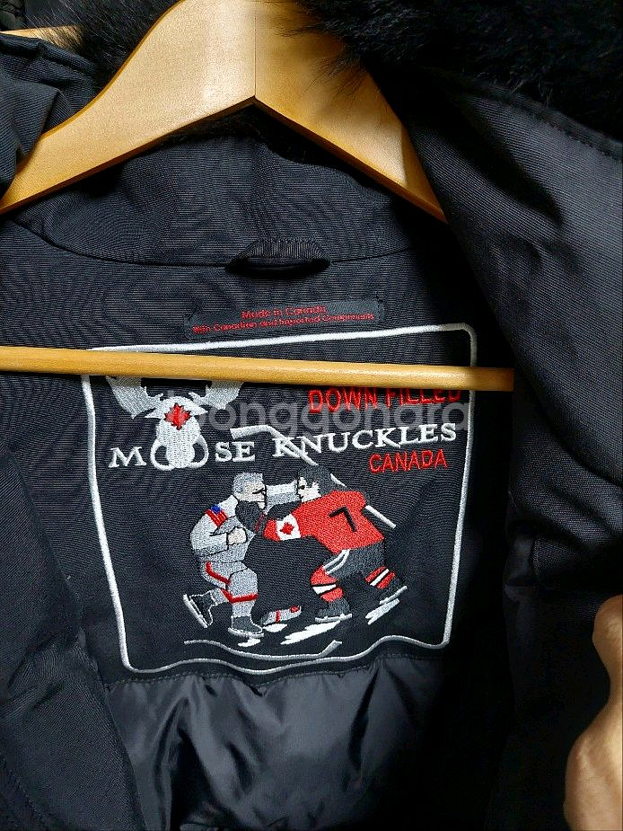 무스너클 블랙 발리스틱 봄버 패딩 신형 L--9