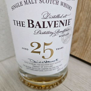 발베니25년 레어매리지 공병