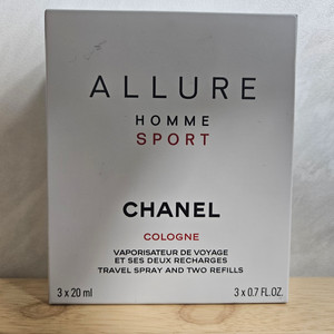 [CHANEL]알뤼르 옴므 스포츠 코롱 오 드 뚜왈렛(3x20ml)123300 새상품팝니다.