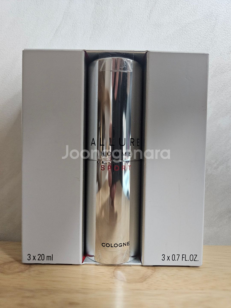 [CHANEL]알뤼르 옴므 스포츠 코롱 오 드 뚜왈렛(3x20ml)123300 새상품팝니다.--1