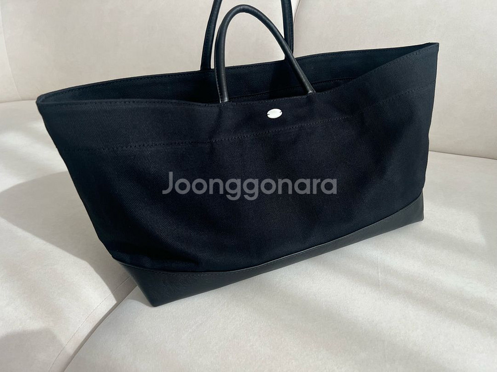 오브베이지 가방 캔버스백 canvas boat bag 블랙--6