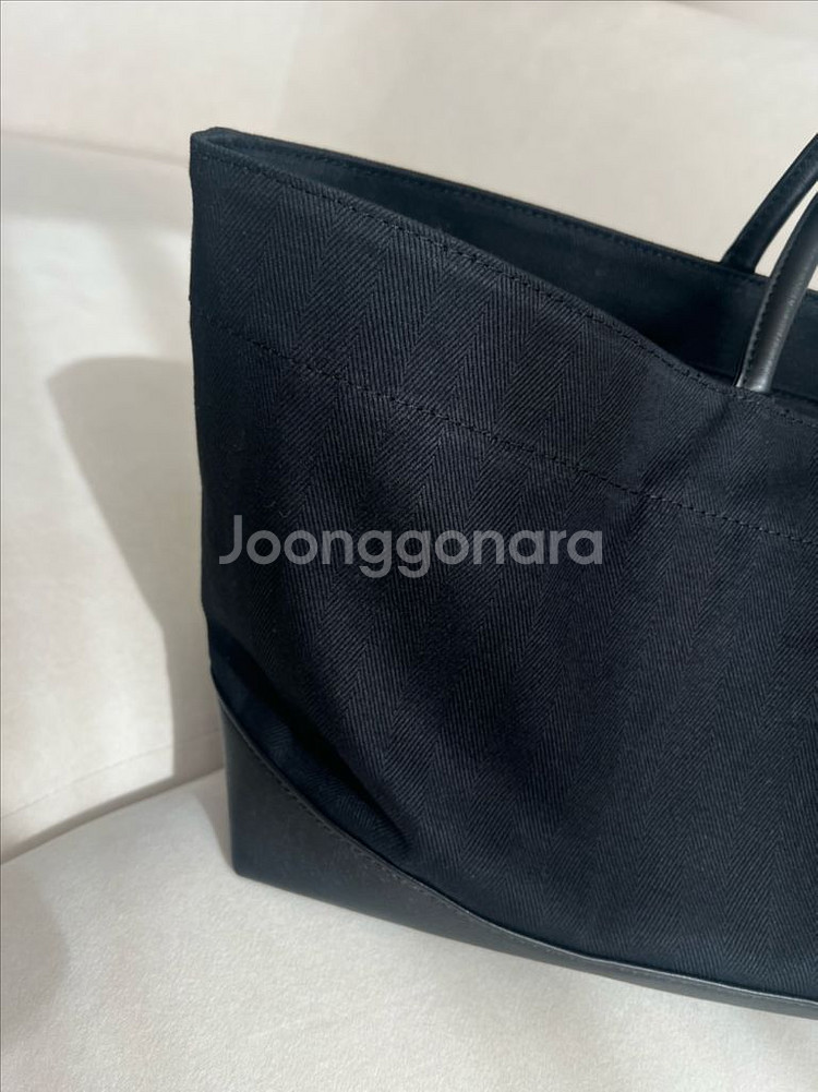 오브베이지 가방 캔버스백 canvas boat bag 블랙--5