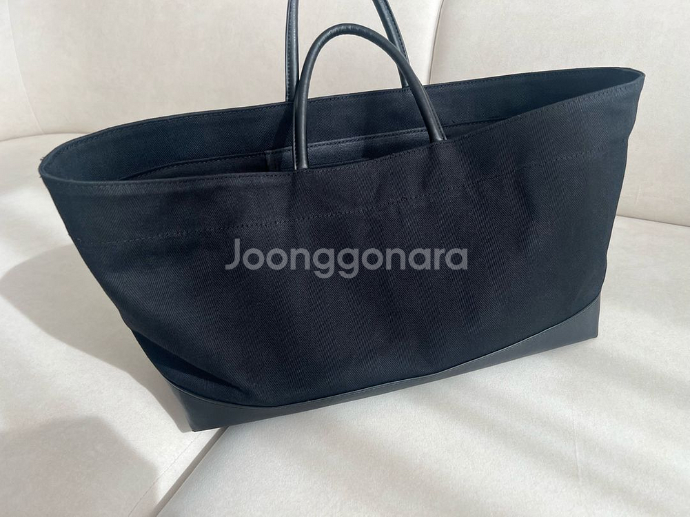 오브베이지 가방 캔버스백 canvas boat bag 블랙--7