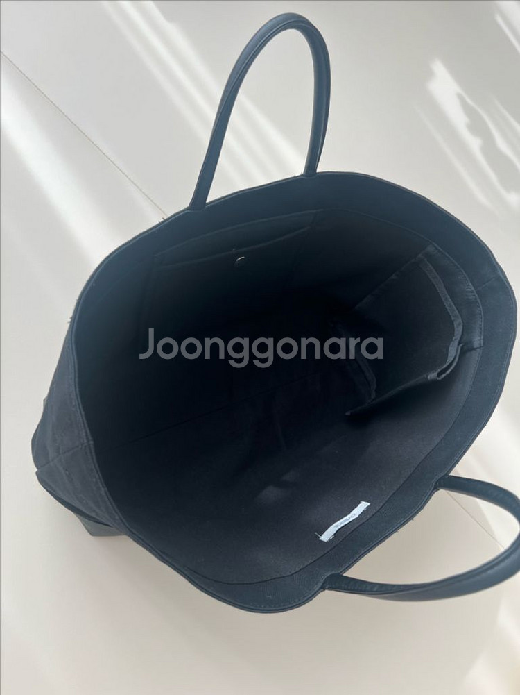 오브베이지 가방 캔버스백 canvas boat bag 블랙--4