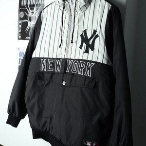 W(XL) 마제스틱 패딩 점퍼자켓 양키즈 아노락