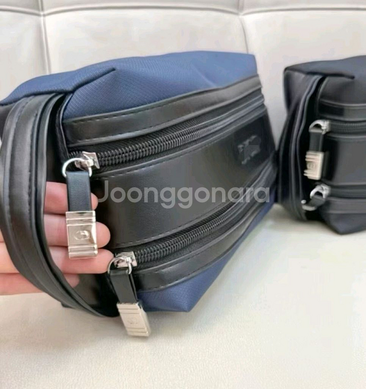 화장품 파우치 네이비 컬러(미사용)--2