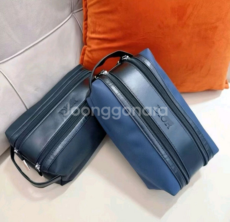 화장품 파우치 네이비 컬러(미사용)--3