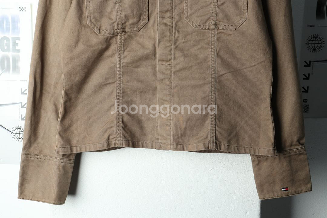 W(M) 타미힐피거 집업 바람막이 점퍼자켓 브라운--3