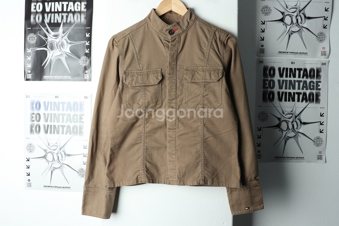 W(M) 타미힐피거 집업 바람막이 점퍼자켓 브라운--1