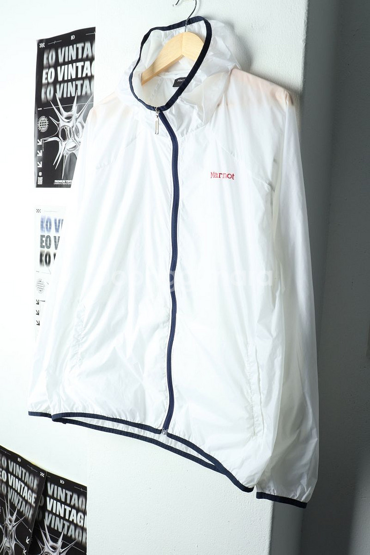 (XL) 마모트 집업 바람막이 점퍼자켓 경량 화이트--0