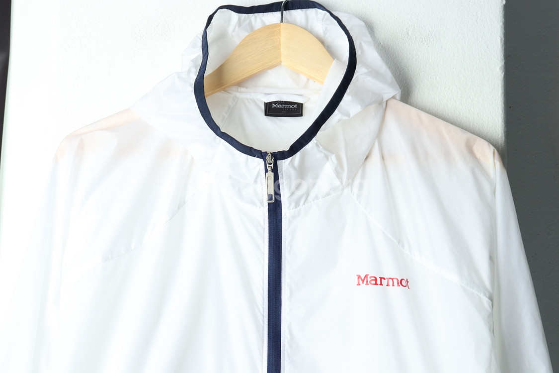 (XL) 마모트 집업 바람막이 점퍼자켓 경량 화이트--2