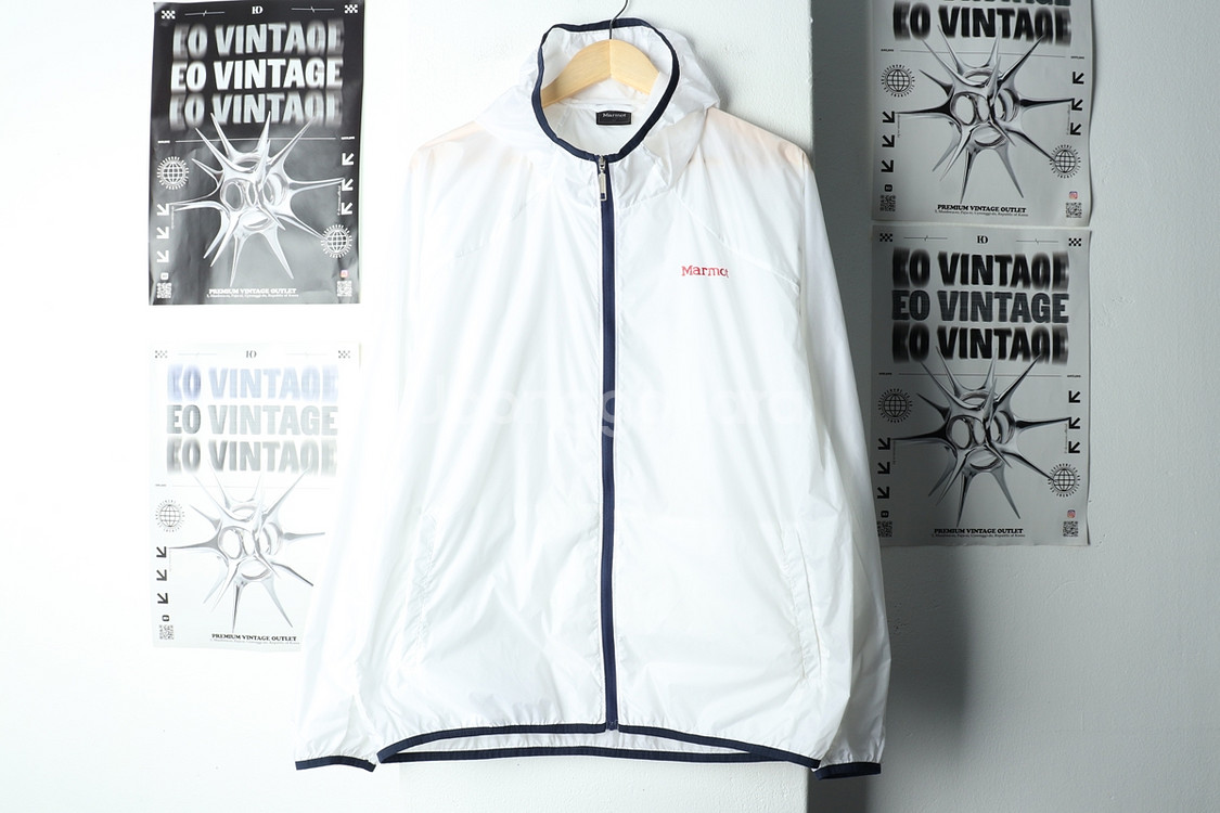 (XL) 마모트 집업 바람막이 점퍼자켓 경량 화이트--1