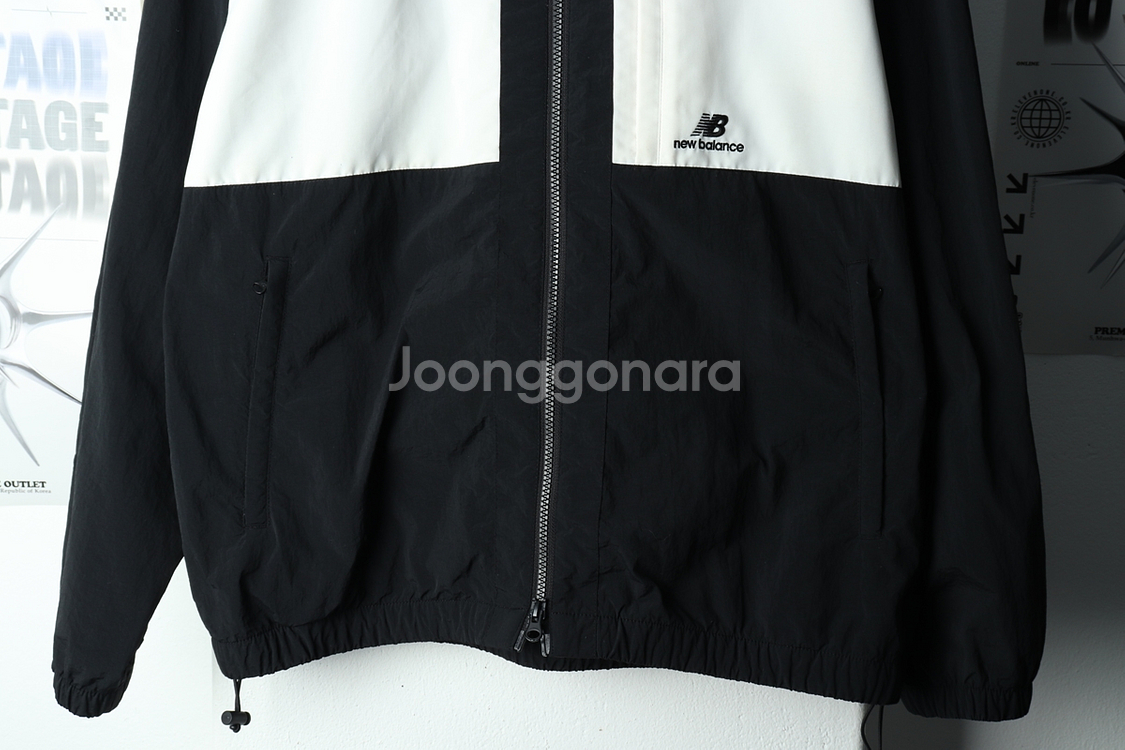 (L-XL) 뉴발란스 집업 바람막이 점퍼자켓 범고래--3
