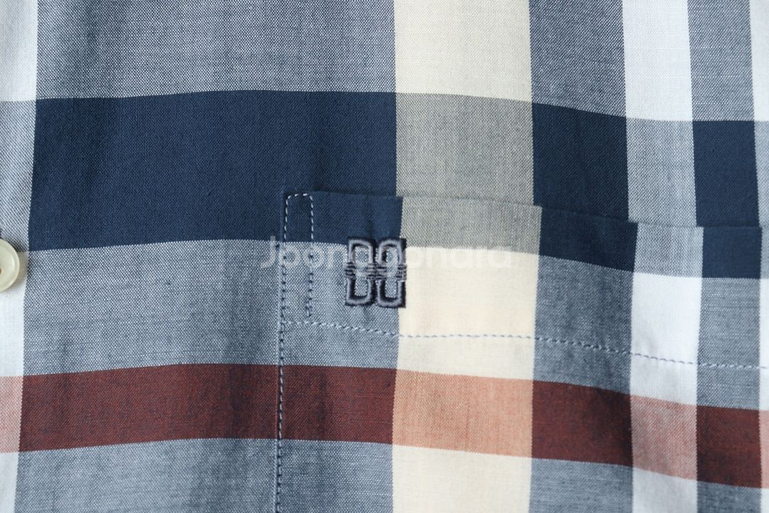 (M) 닥스 셔츠 남방 체크 슬림핏--4