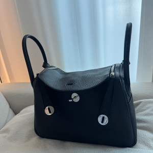 에르메스 린디 30 블랙 은장