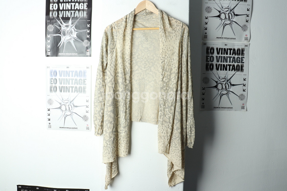 W(F) 브랜드빈티지 니트 가디건 쟈딕앤볼테르 린넨--1