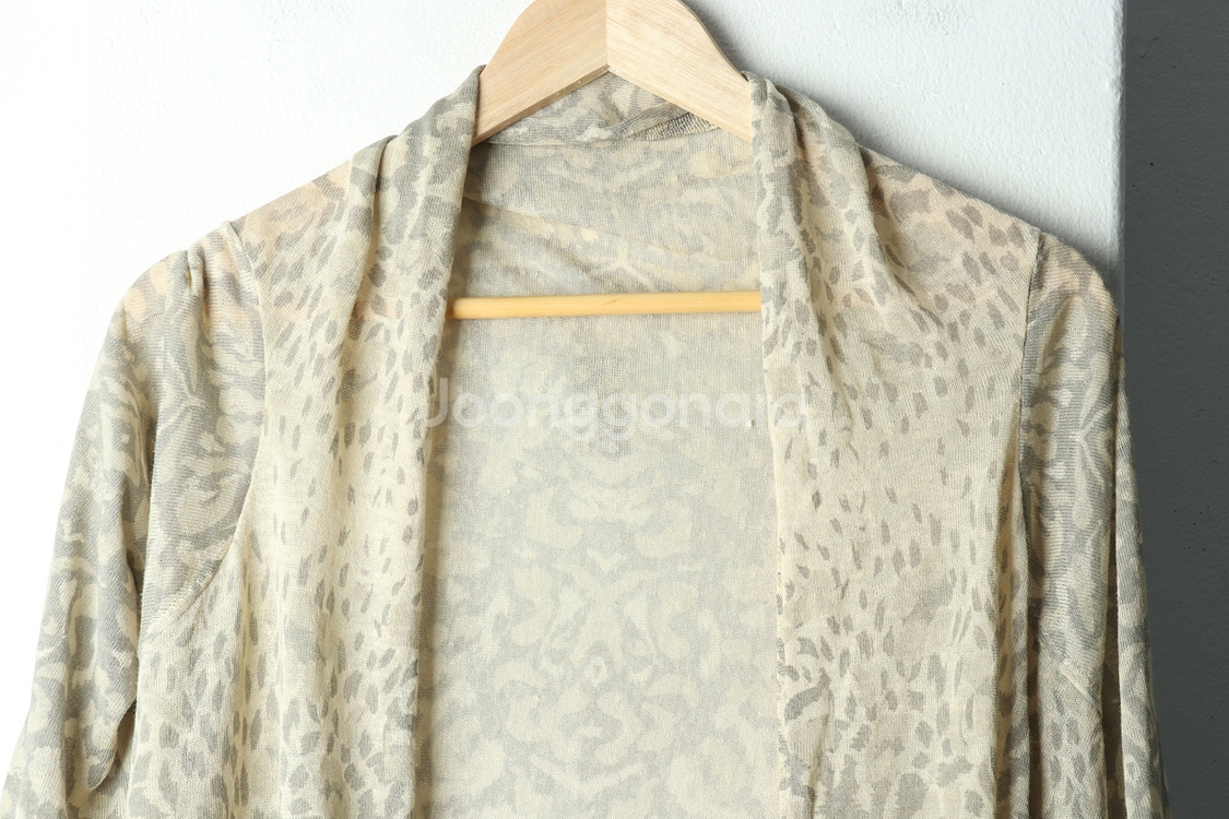 W(F) 브랜드빈티지 니트 가디건 쟈딕앤볼테르 린넨--2