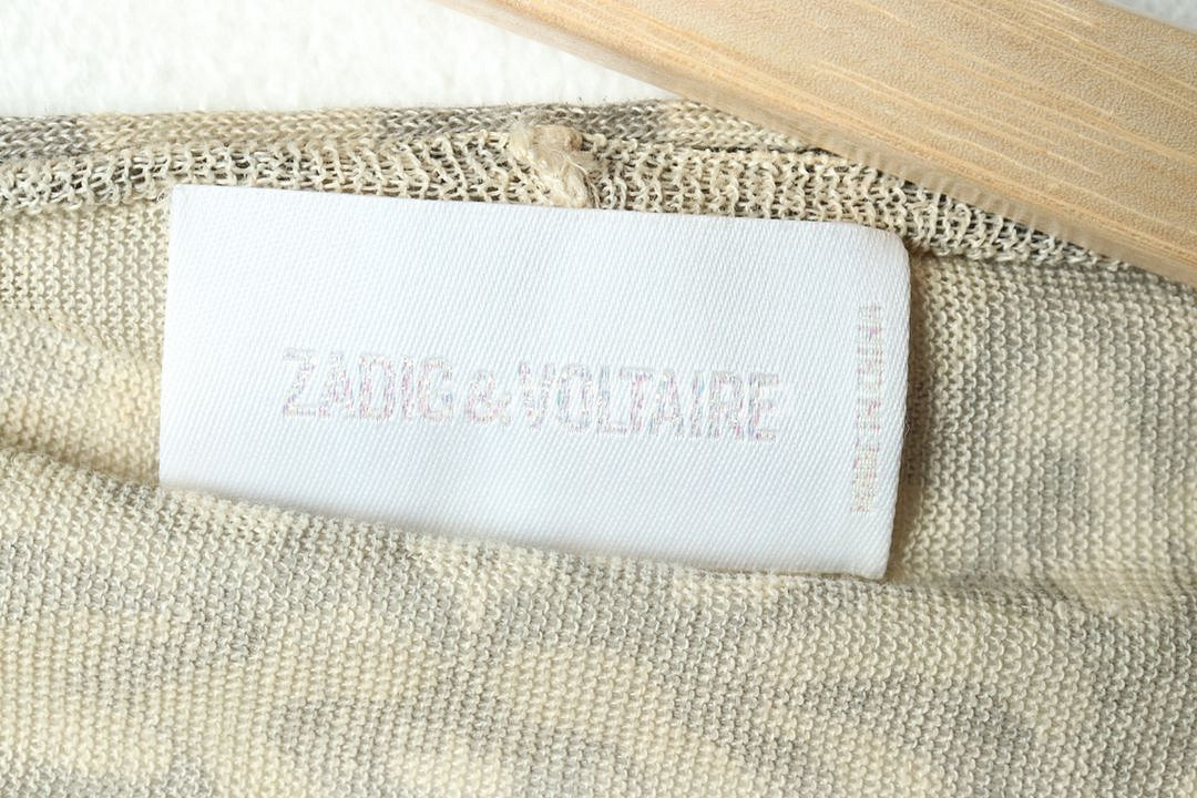 W(F) 브랜드빈티지 니트 가디건 쟈딕앤볼테르 린넨--5