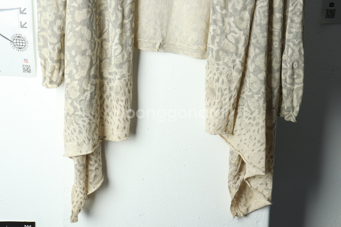 W(F) 브랜드빈티지 니트 가디건 쟈딕앤볼테르 린넨--3