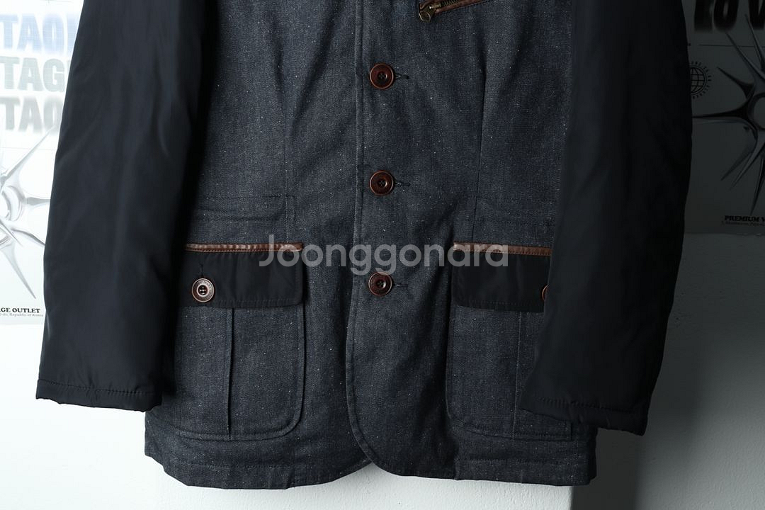 (L-XL) 아르마니 패딩 점퍼자켓 네이비 한정판--3