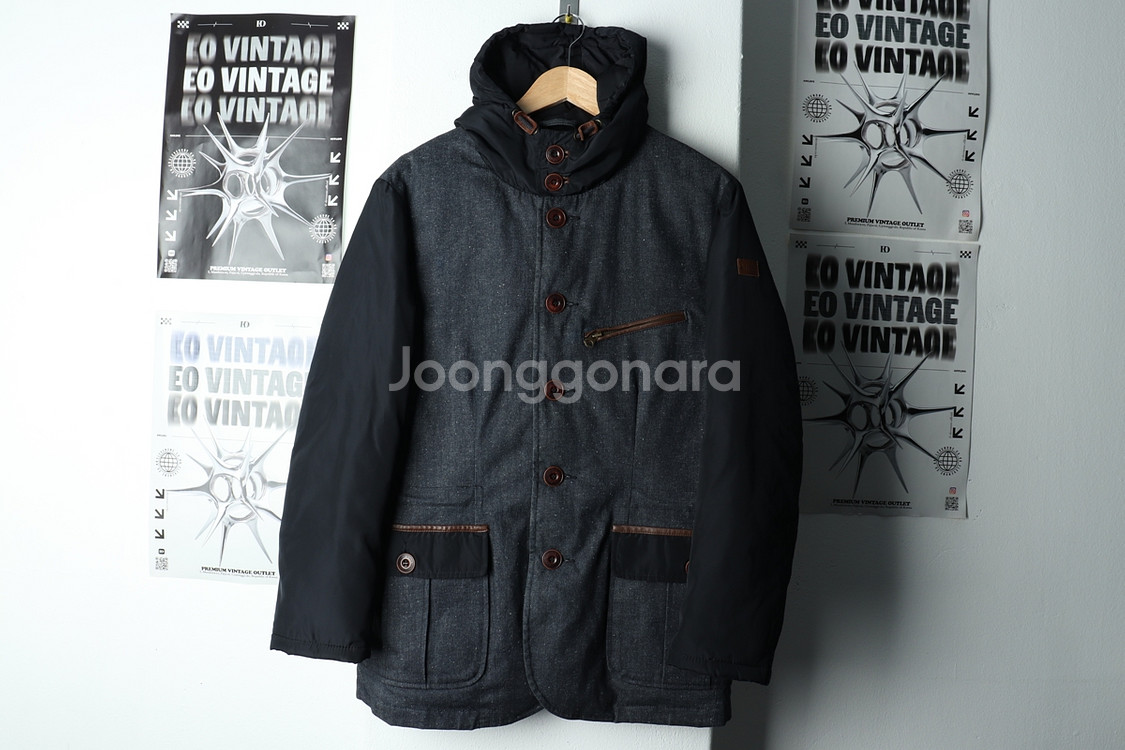 (L-XL) 아르마니 패딩 점퍼자켓 네이비 한정판--1