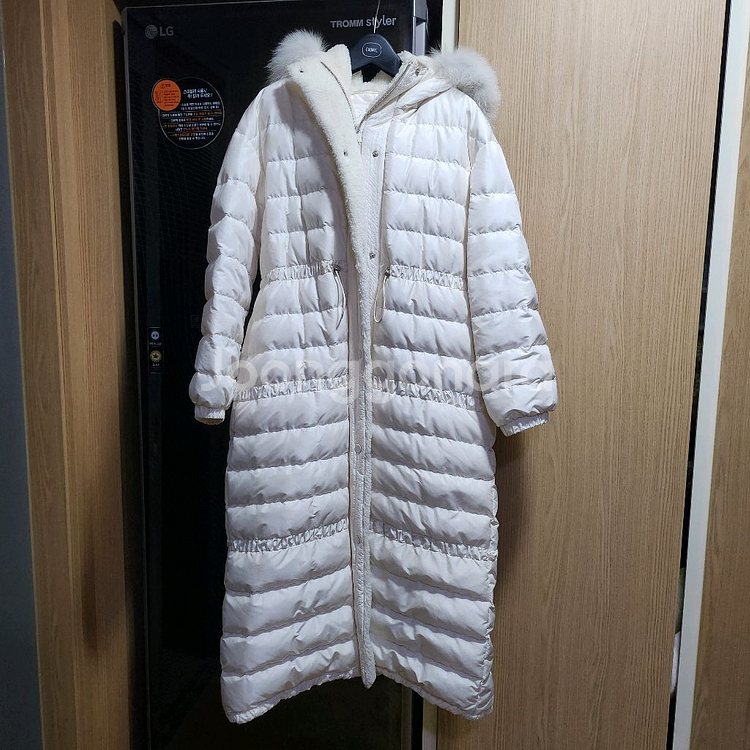 페이지유 구스 롱패딩--5