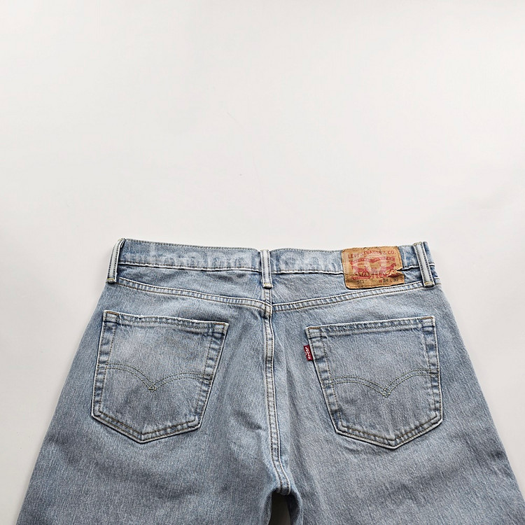 리바이스 청바지 스판 연청 데님 사이즈34 R2813--4