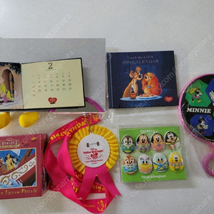 디즈니5 미키 플루토 피규어 거울 코카콜라 판매합니다