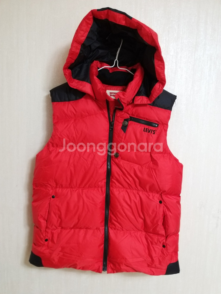여성 리바이스 오리털 패딩조끼 (박시85-95)--4