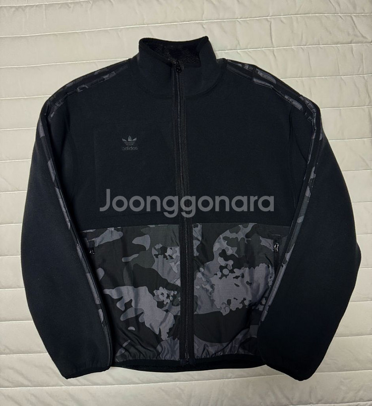 [M] 아디다스 그래픽 카모 리버서블 플리스자켓--1