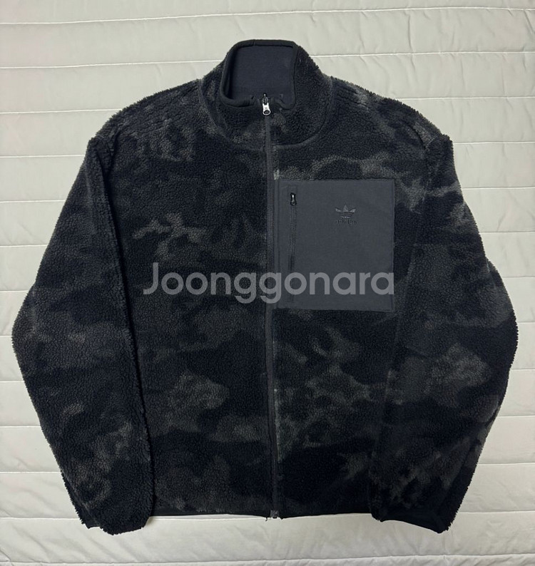 [M] 아디다스 그래픽 카모 리버서블 플리스자켓--0