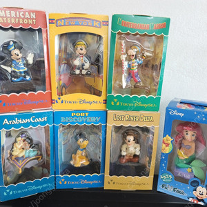 디즈니7 미키미니도널드 공주 울라프 피규어 판매합니다