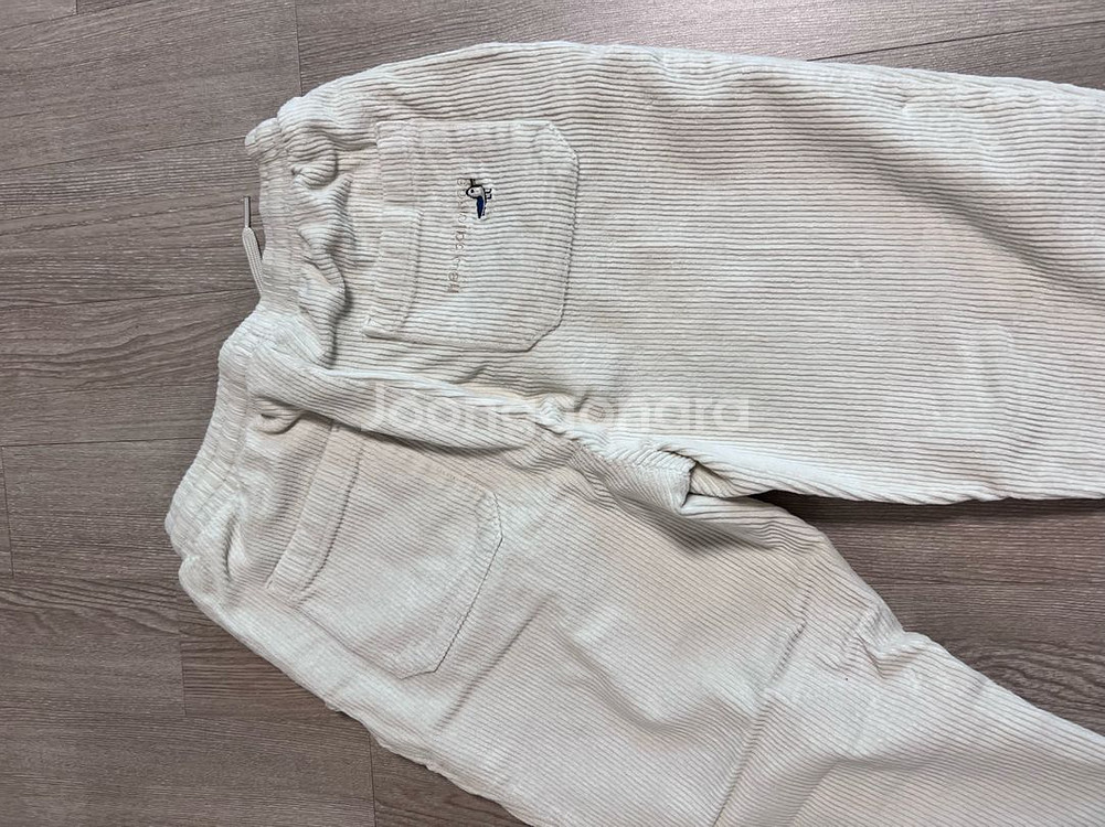 뉴발란스키즈 기모 맨투맨 코듀로이 팬츠 150--4