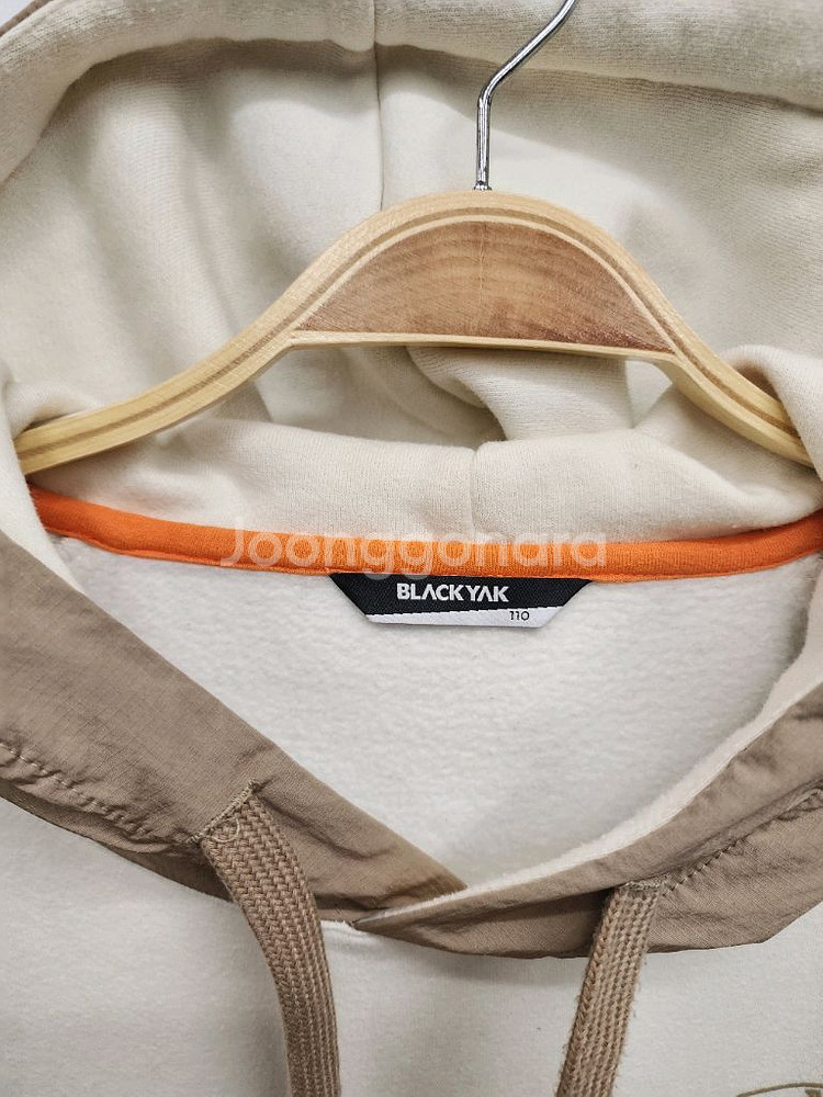 블랙야크 남성 기모 후드티(110사이즈)--8