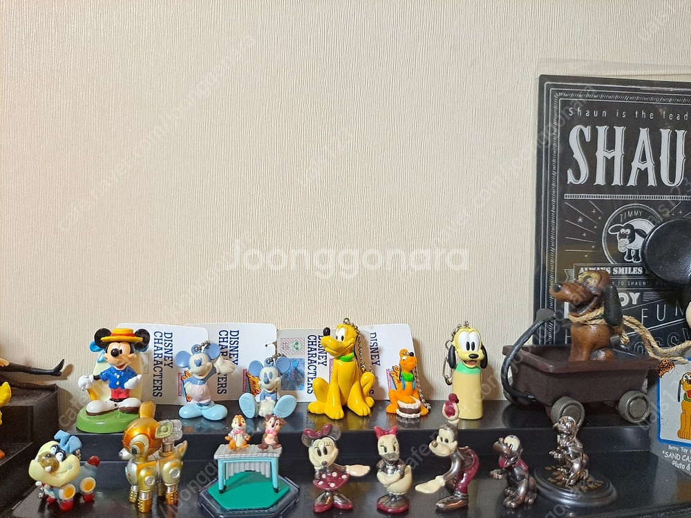 디즈니8 인어공주 달마시안 도널드덕 자기피규어 미녀와야수--4