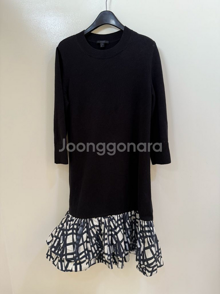 코스 블랙 니트 원피스 정품--0