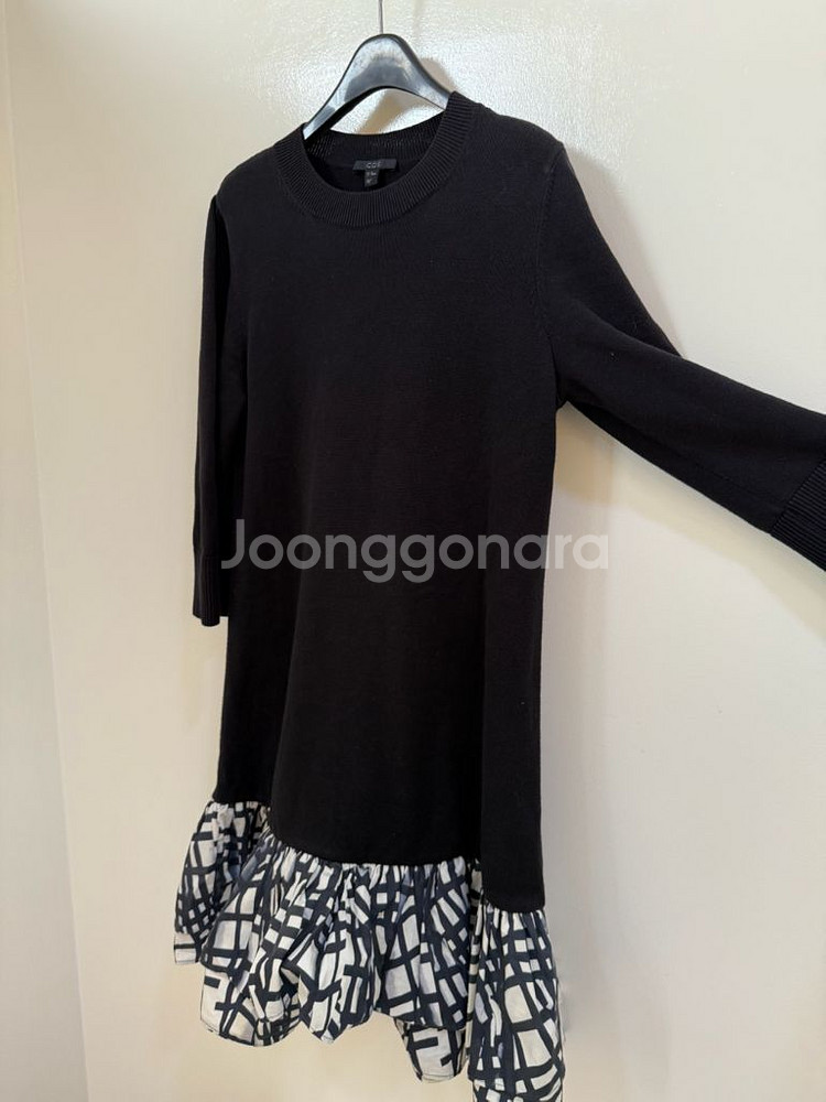 코스 블랙 니트 원피스 정품--2