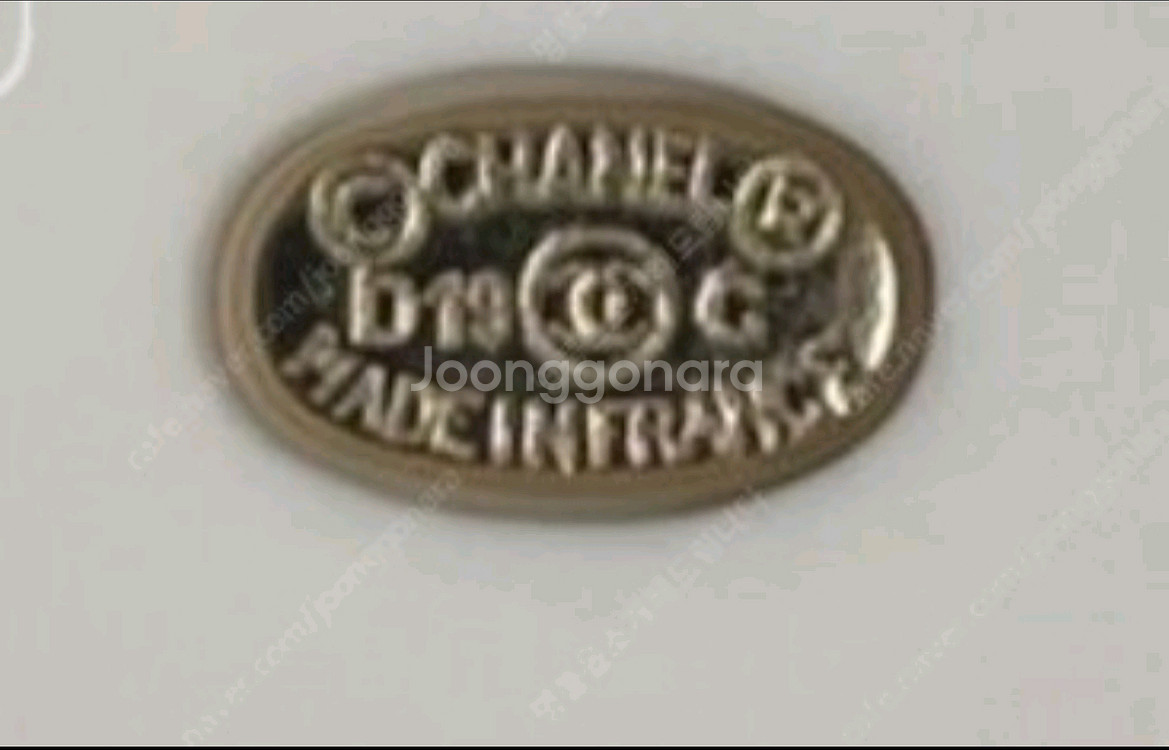 샤넬 부로치 럭셔리 브랜드 홀로그램 CC 로고 브로치 정품--3