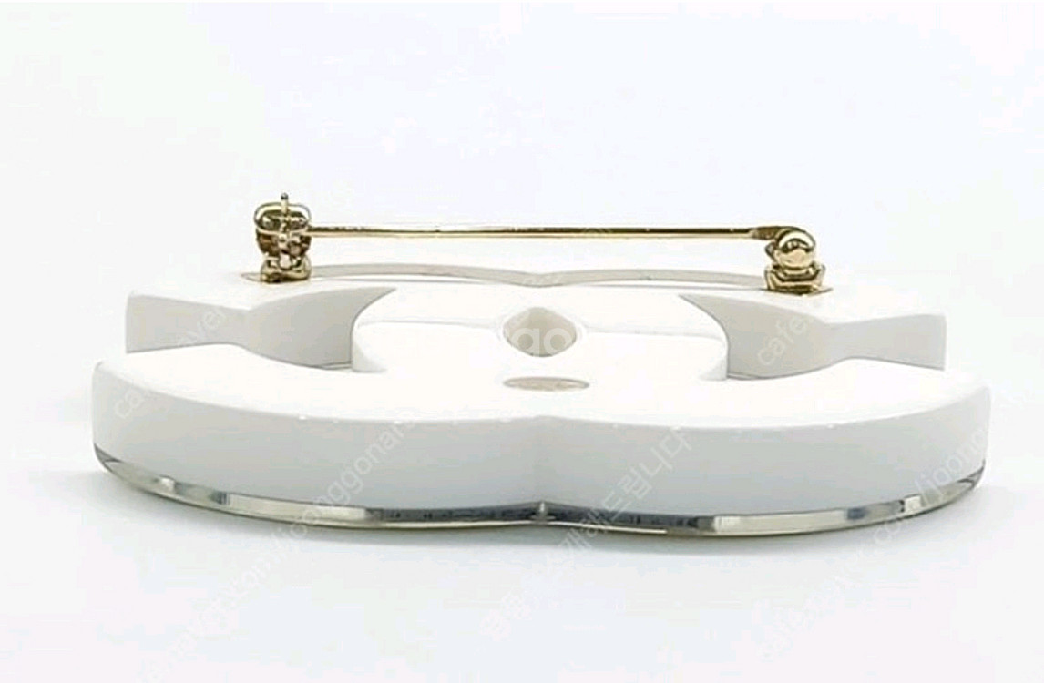 샤넬 부로치 럭셔리 브랜드 홀로그램 CC 로고 브로치 정품--2