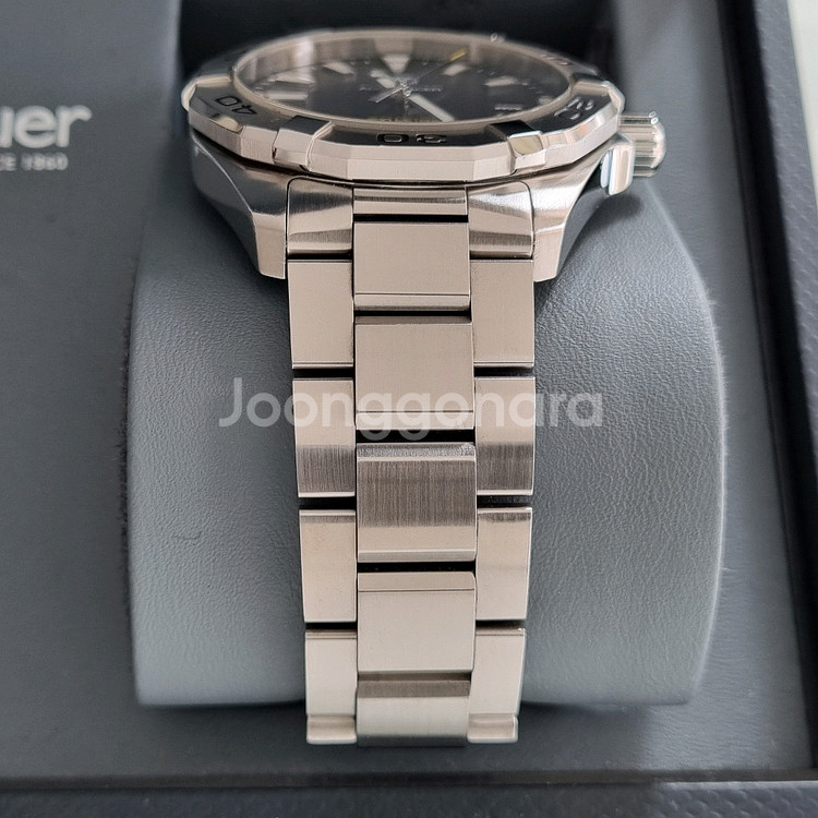 태그호이어 아쿠아레이서 300 쿼츠 검판 41mm--1