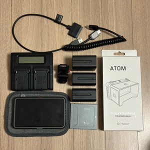 아톰X 카메라 + 배터리 3개 + 충전기 세트