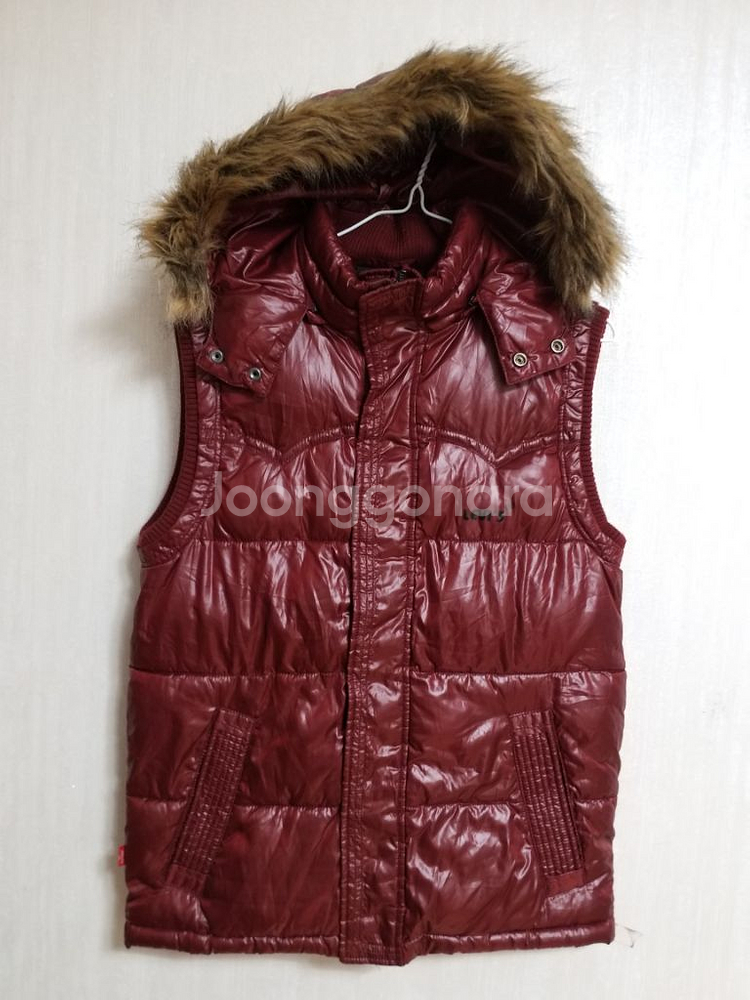 여성 리바이스 패딩조끼 (박시95-100)--7