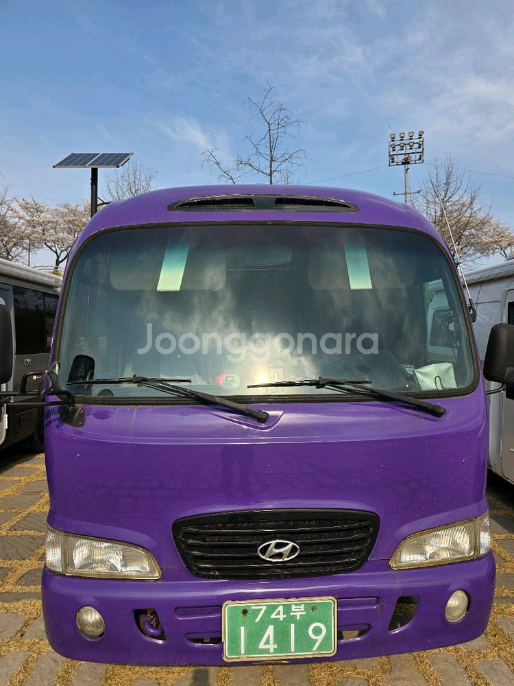 카운티 캠핑카 숏바디 05년식 19만키로.1500만--0