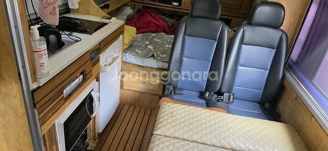 카운티 캠핑카 숏바디 05년식 19만키로.1500만--7