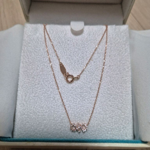 스톤헨지14k 로즈골드 목걸이