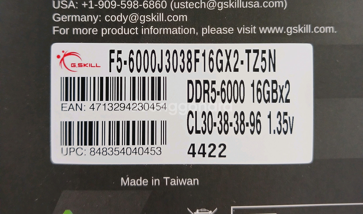 g.skill ddr5 32g(16gx2)--2