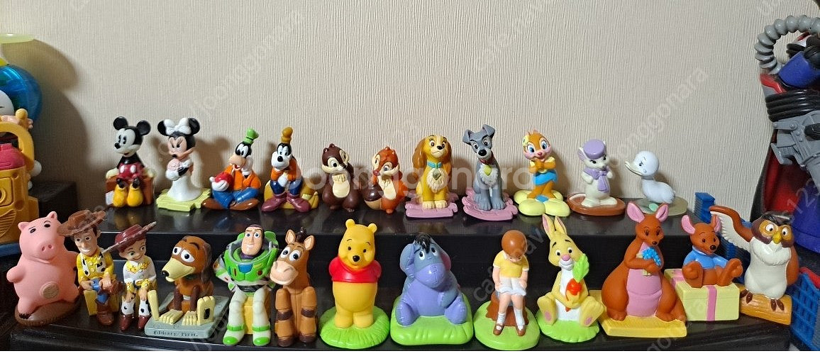 디느니12 미키도널드 토이스토리 니모 알라딘 푸우 피규어--9