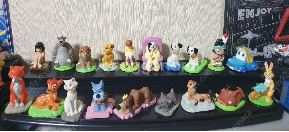 디느니12 미키도널드 토이스토리 니모 알라딘 푸우 피규어--7